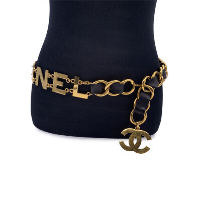 CHANEL シャネル　アルファベットチャーム ベルト CHANEL シャネル アルファベットチャーム ベルト CHANEL