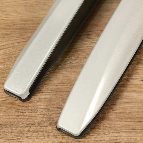 4Pcs Roof Rack Side Rail + Cross Bar For 2016-2022 Honda Pilot BLACK SILVER Set