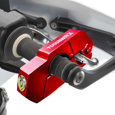 ToolWRX Motorcycle Handlebar Lock Grip - Heavy Duty Anti-Theft Locking Device...