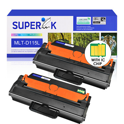 2 PACK -  MLT-D115L Toner For Samsung Xpress SL-M2620 SL-M2820 SL-M2670 M2870