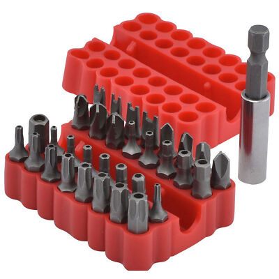 RR-TOOLS ( 10034 ) 33pc Security Tamper Proof Torq Torx Hex Bit Set