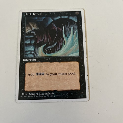 MTGプレイマット　Dark Ritual MTG Artist Proof Playmat Dark Ritual w/serial number Limited
