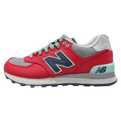 Women's New Balance Classics Red Grey (WL574WHA)