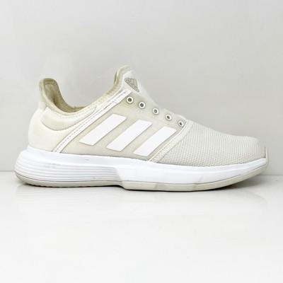 

Adidas Womens Game Court G26825 Белые кроссовки для бега, размер 8, Белый, Game Court