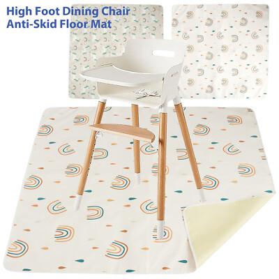 Mat Non-slip High Chair Food Catcher Waterproof Baby Us
