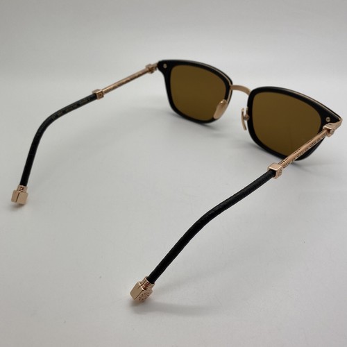Pre-owned Shamballa Karma Ii 2 Mbk Larry Sands Sunglasses Frames 49-19-140 W. Case In Gold