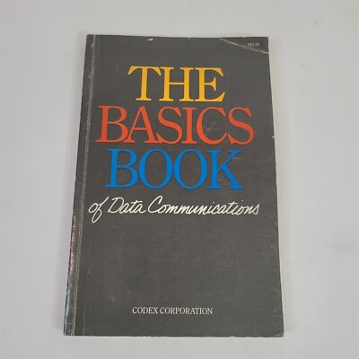 Vintage Original The Basics Book of Data Communications by Motorola-Codex Corp