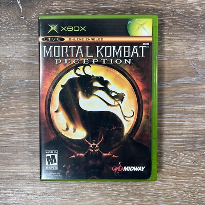 Mortal Kombat Deception Microsoft Xbox Black Label- NEW - SEALED - See Pictures!
