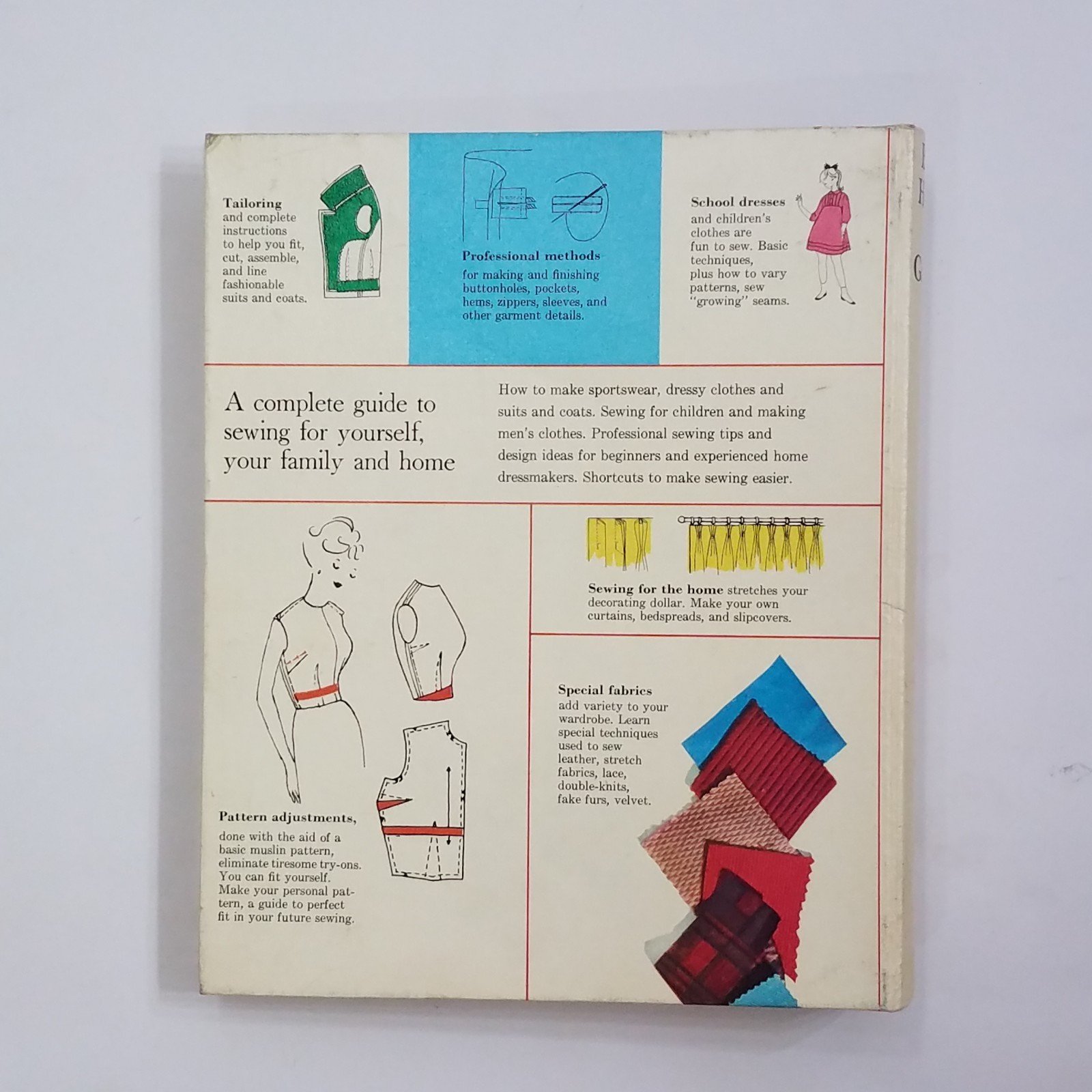 Better Homes and Gardens Sewing Book Ring Bound 1970 Tabbed Indexed