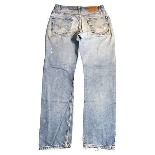 S Tag 34x32 Destroyed Ripped Denim For Repair (33x32)