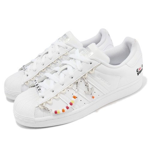 Белые женские повседневные кроссовки adidas Originals Superstar W Good Vibes HP7828