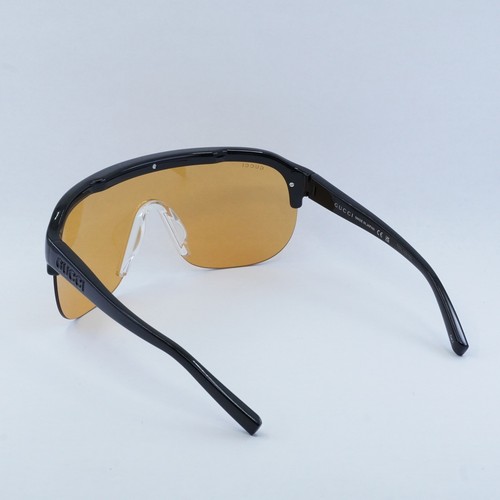 Pre-owned Gucci Gg1645s 005 Black/orange 99-1-125 Sunglasses