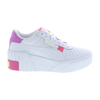 

Puma Cali Wedge 37343812 Женские белые кожаные кроссовки Lifestyle, Белый, Puma Cali Wedge