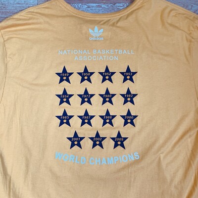 Los Angeles Lakers adidas Hardwood Classics Total Count T-Shirt XXL 2009 Champs