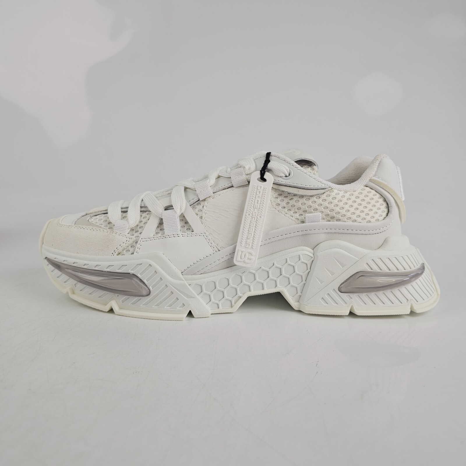 Pre-owned Dolce & Gabbana Dolce&gabbana Airmaster Men's White Sneakers