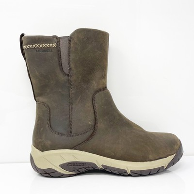 

Merrell Womens Encore 4 J003832 Коричневые непромокаемые зимние ботинки на молнии Polar Размер 9,5, Коричневый, Encore 4 Tall