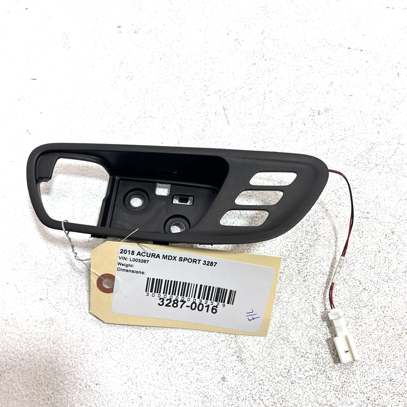 Used Front Left Side Interior Door Handle Inner Cover Trim ACURA MDX 2014-2020 OEM