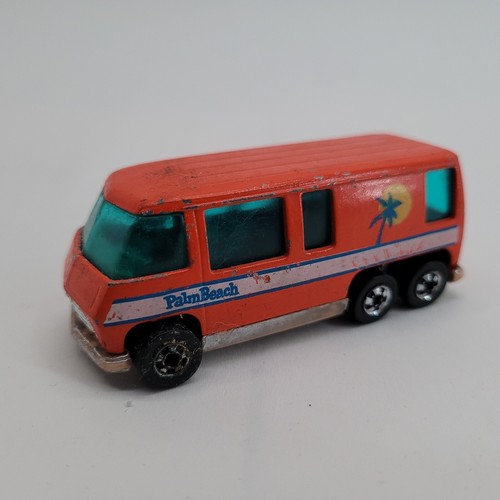 HOT WHEELS 1:64 VTG 1976 GMC MOTORHOME RV ORANGE PALM BEACH