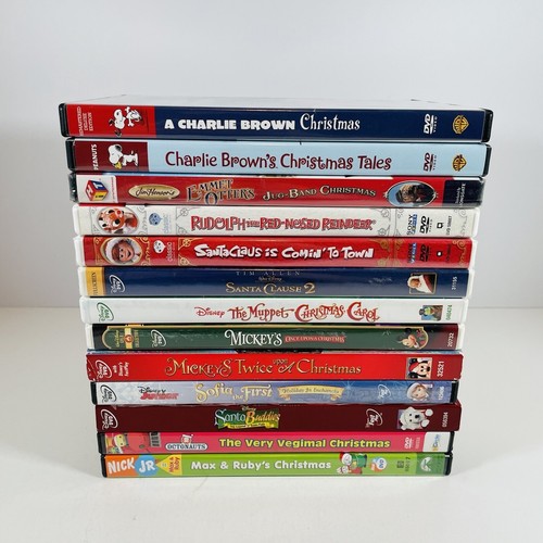 Lot of 13 Kid's Christmas Movies (DVD) - Disney, Children's