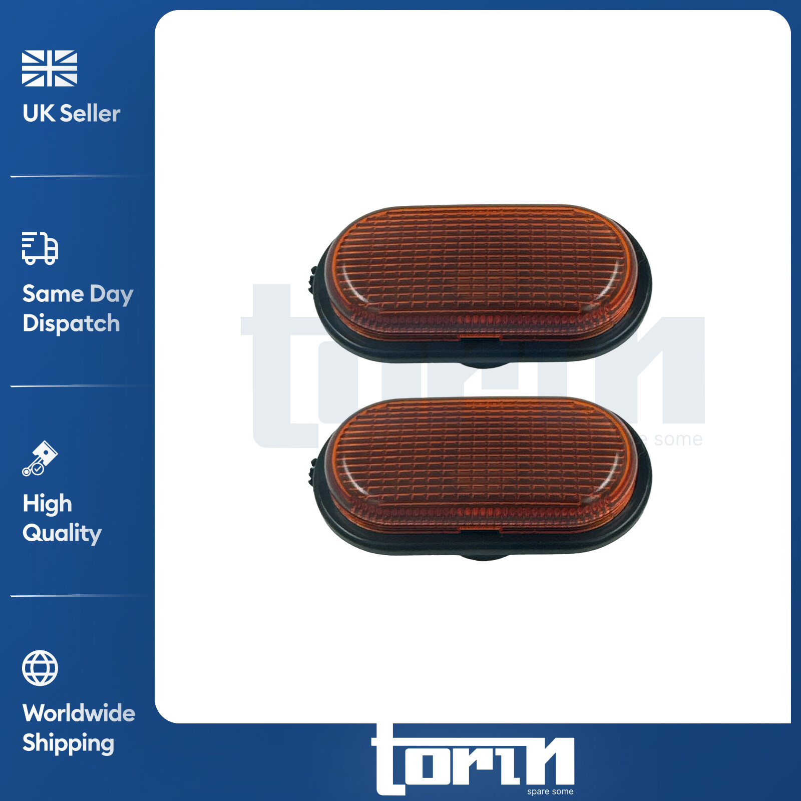 2x Side Indicator Repeaters For Renault Master Mk2 Vauxhall Movano A Vivaro A