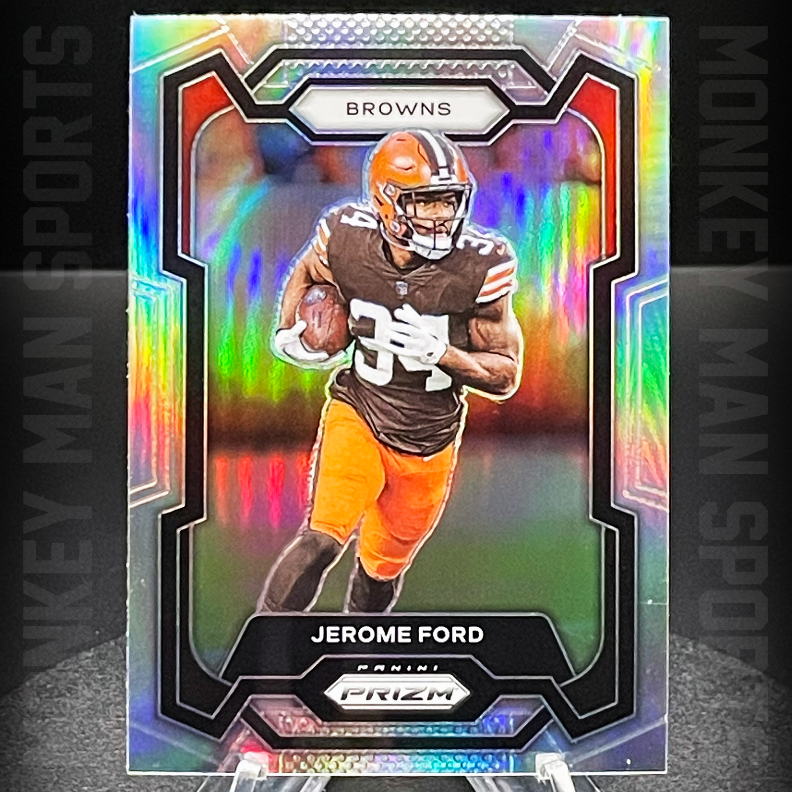2023 Prizm - Jerome Ford - #66 PRIZM SILVER BROWNS MINT