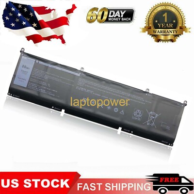 69KF2 Battery For  Alien-ware Alien-ware M15 R3 R4 R5 R6 R7 M17 R3 R4 Replace