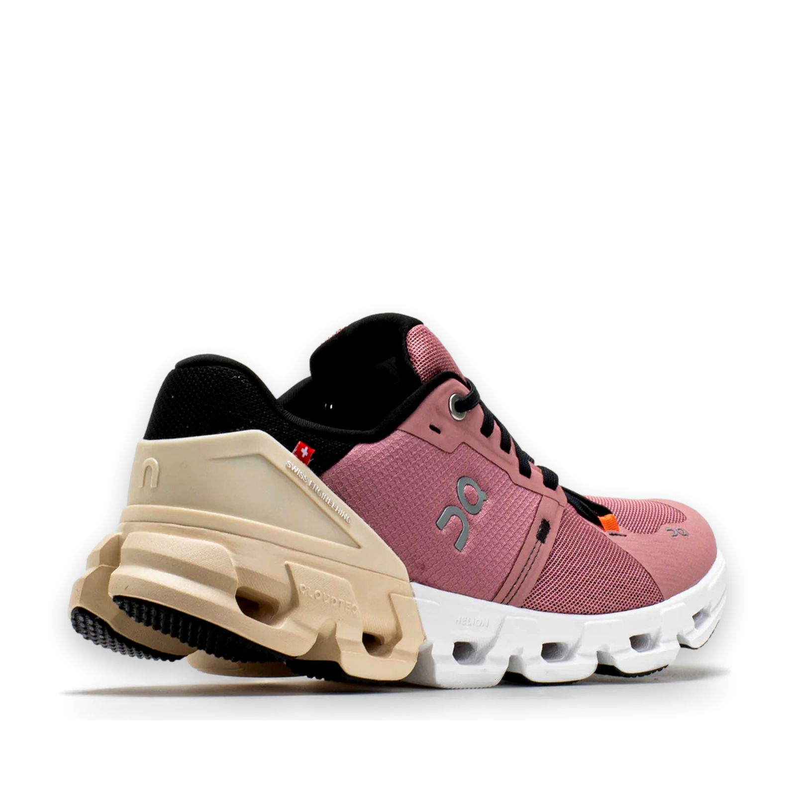 Pre-owned On Cloudflyer 4 Women's Pink Beige Light Running Shoes Sport Sneakers 71.97932