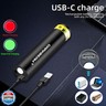 DARKBEAM UV Flashlight 365nm Black Light, Mini and Powerful Woods Lamp USB -C LED Rechargeable, Blacklight Flashlights Portable Pet Cat Urine Detector - Rock, Fluorescent Detection, Resin Curing