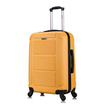 InUSA Pilot 24'' Hardside Lightweight Luggage with Spinner Wheels, Handle