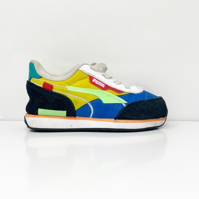 

Кроссовки Puma Boys Future Rider Twofold 382018-08 Многоцветная Повседневная Обувь Размер 7C, Multicolor, Future Rider Twofold