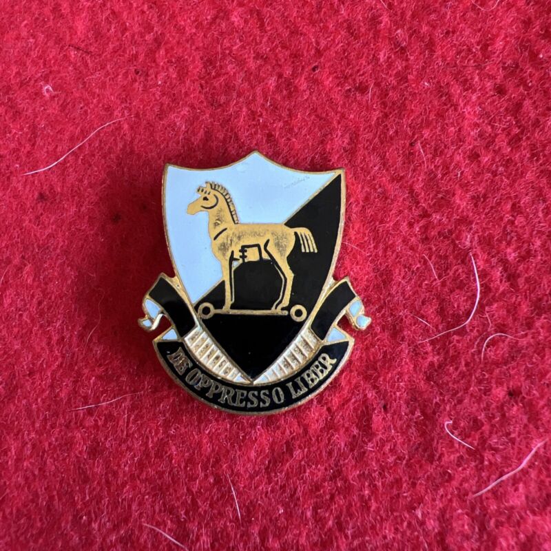 10th Special Forces Group DI DUI Pin Green Berets Trojan Horse German Made