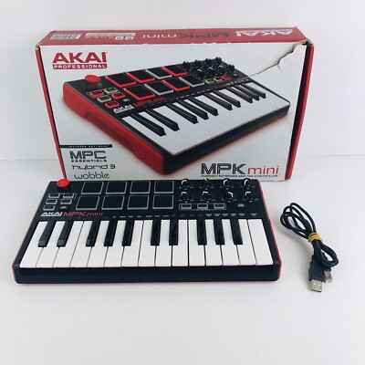Akai Professional MPK Mini MK3 25-Key Keyboard Piano Midi Compact Pad Controller