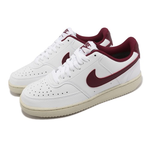

Nike Wmns Court Vision Lo NN белый красный винтажный женский повседневный образ жизни DH3158-106, Wmns Court Vision Lo Nn