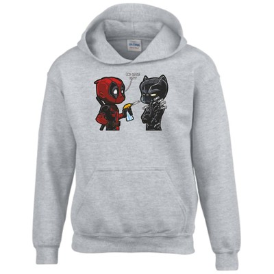 Bad Little Kitty Hoodie Funny Comic Fans Superhero Birthday Gift Joke Men Top