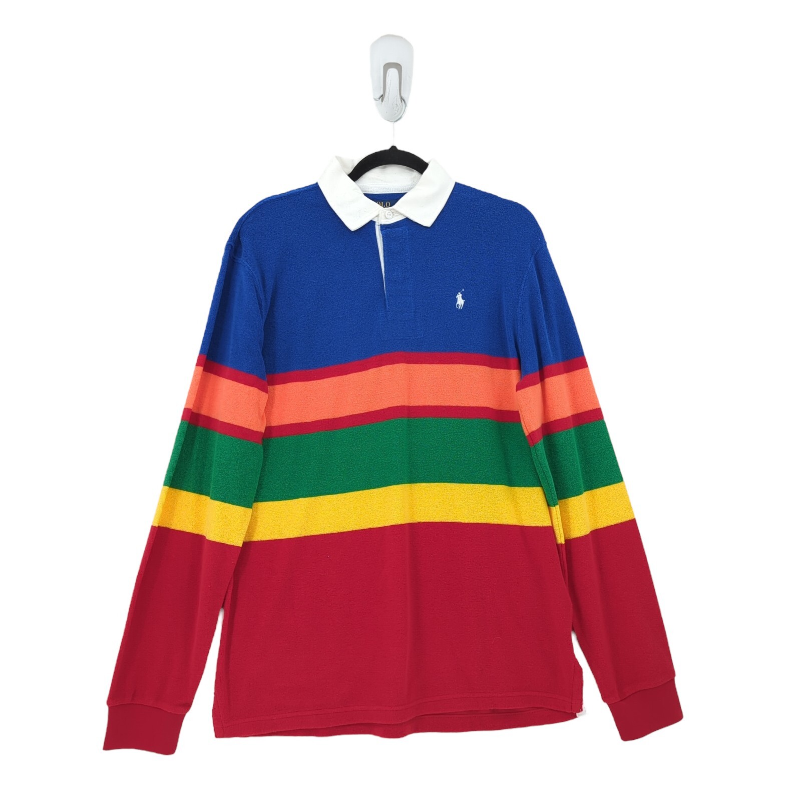 Polo Ralph Lauren Men M Rugby Terry Shirt Sapphire Star