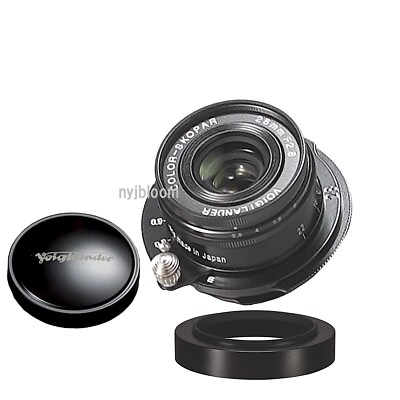 New VOIGTLANDER Color-Skopar 28mm f2.8 Asph Lens L 39 Screw Mount BLACK MF