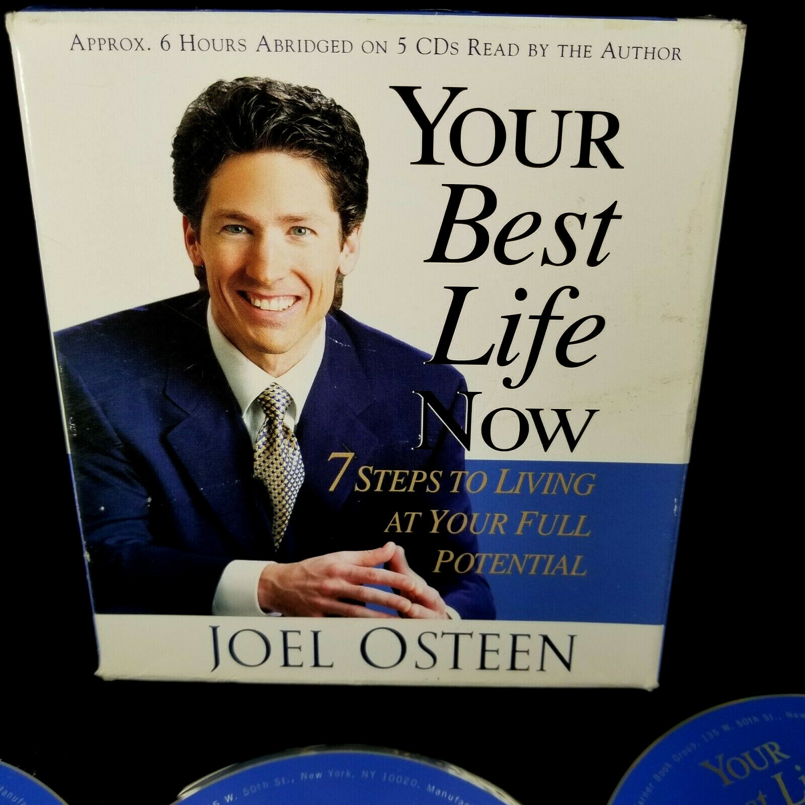 Your Best Life Now Audio Book on 5 CD Set Read By Pastor Joel Osteen