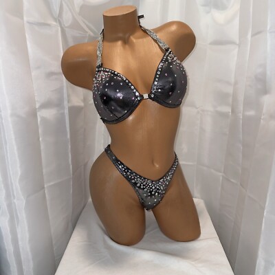 NPC competition FIGURE posing suit   HOLOGRAM  new never worn Npc Cut