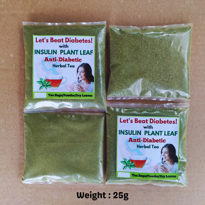 Organic Insulin Plant Leaf Ground Powder/Fiery Diabetic Blood Sugar Support Tea