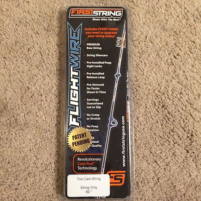 FirstString Flightwire Premium Bow Strings Two Cam String Only 60''