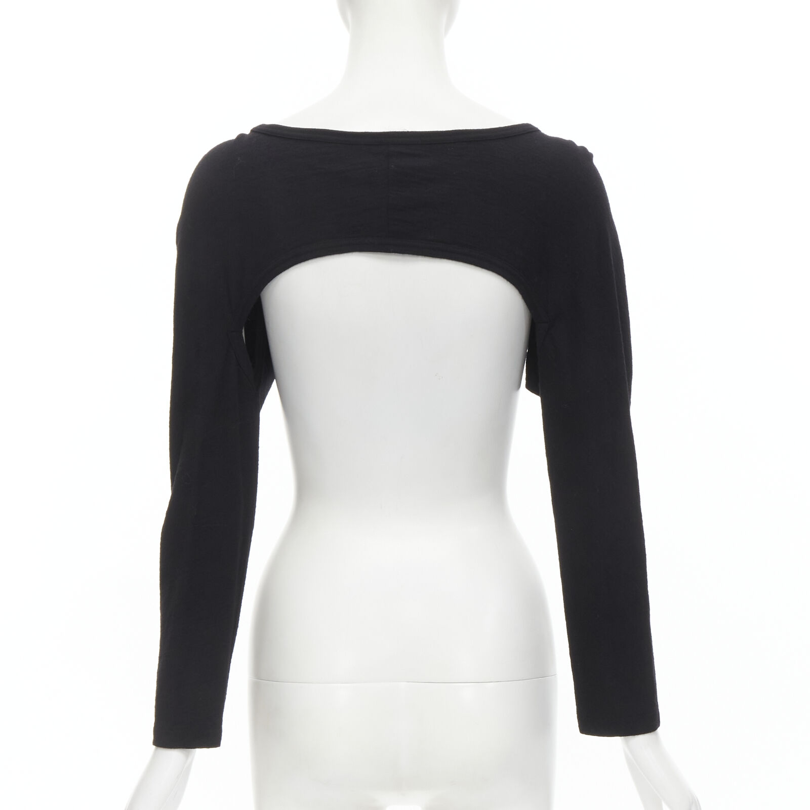 TRICOT COMME DES GARCONS Vintage black twisted cropped long TRICOT COMME DES GARCONS Vintage black twisted cropped long