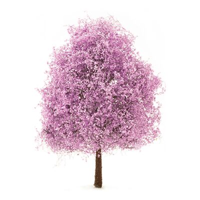 Dollhouse Miniature Flowering Redbud Tree on Spike 8 in T by Creative Accents