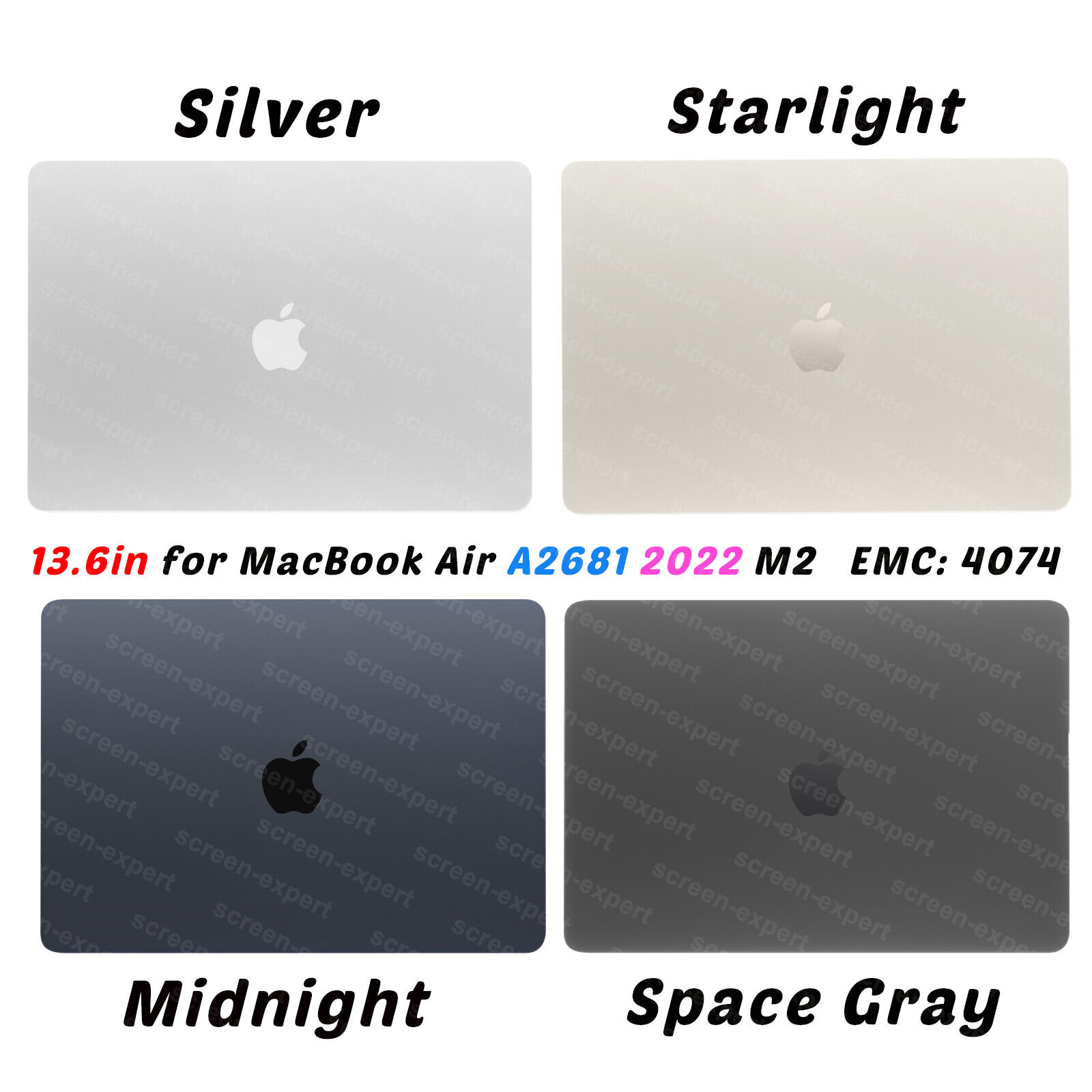 A2681 Apple Macbook AIR 13 (M2, 2022) LCD Display Assembly A2681 Apple Macbook AIR 13 (M2, 2022) LCD Display Assembly