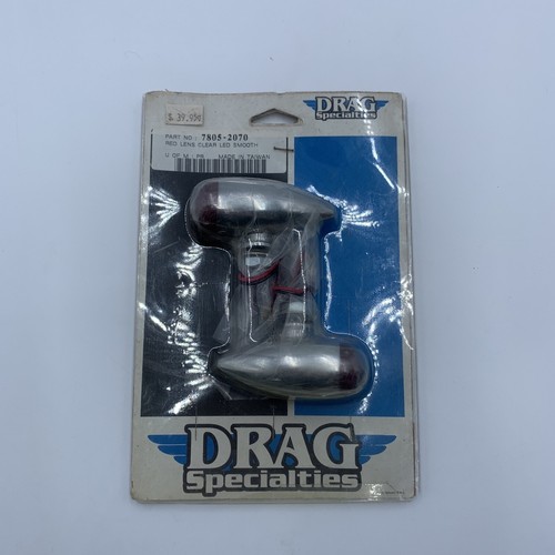 Drag Specialties Bullet LED Marker Lights Smooth Red 7805-2070