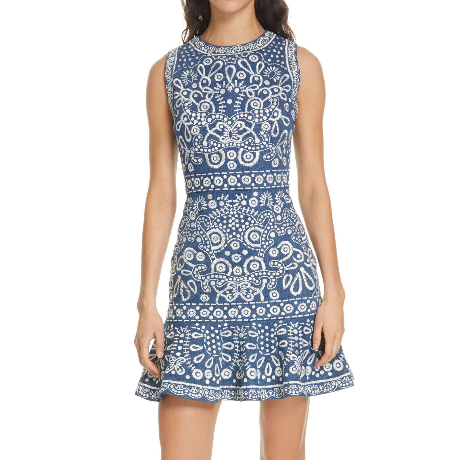 ワンピース Alice + Olivia Denim Dress 0400022453585_LIANAVINTAGEBLUE