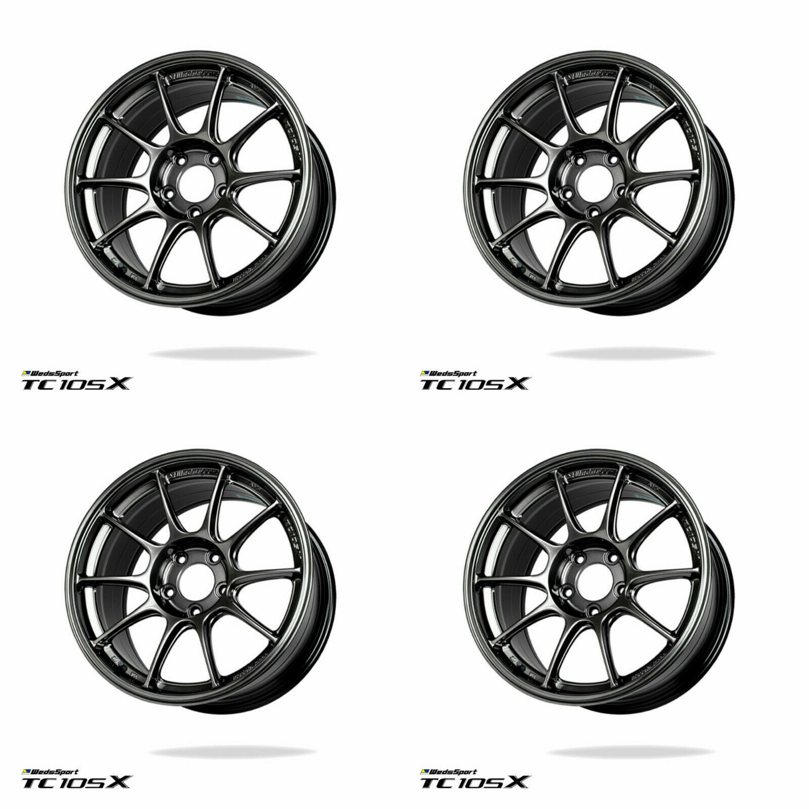 WedsSport TC105X 18x9.5, 5x114, 35mm EJ Titan - Set of Four