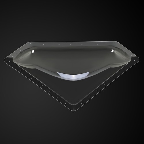 32x10 Clear Plastic Skylight Cover For Travel Trailer RV Camper Truck # 01868