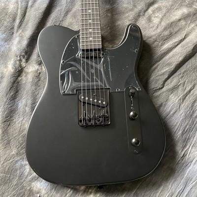 6 String Black TL Electric Guitar Solid Body Maple Neck Black Hardware Fast Ship