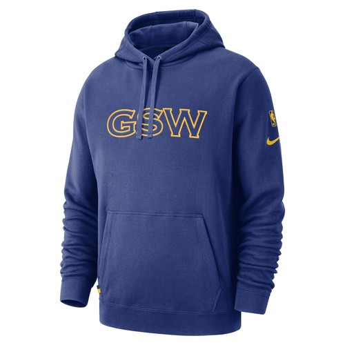 [AJ2849-495] Мужская толстовка с капюшоном Nike NBA Golden State Warriors Courtside