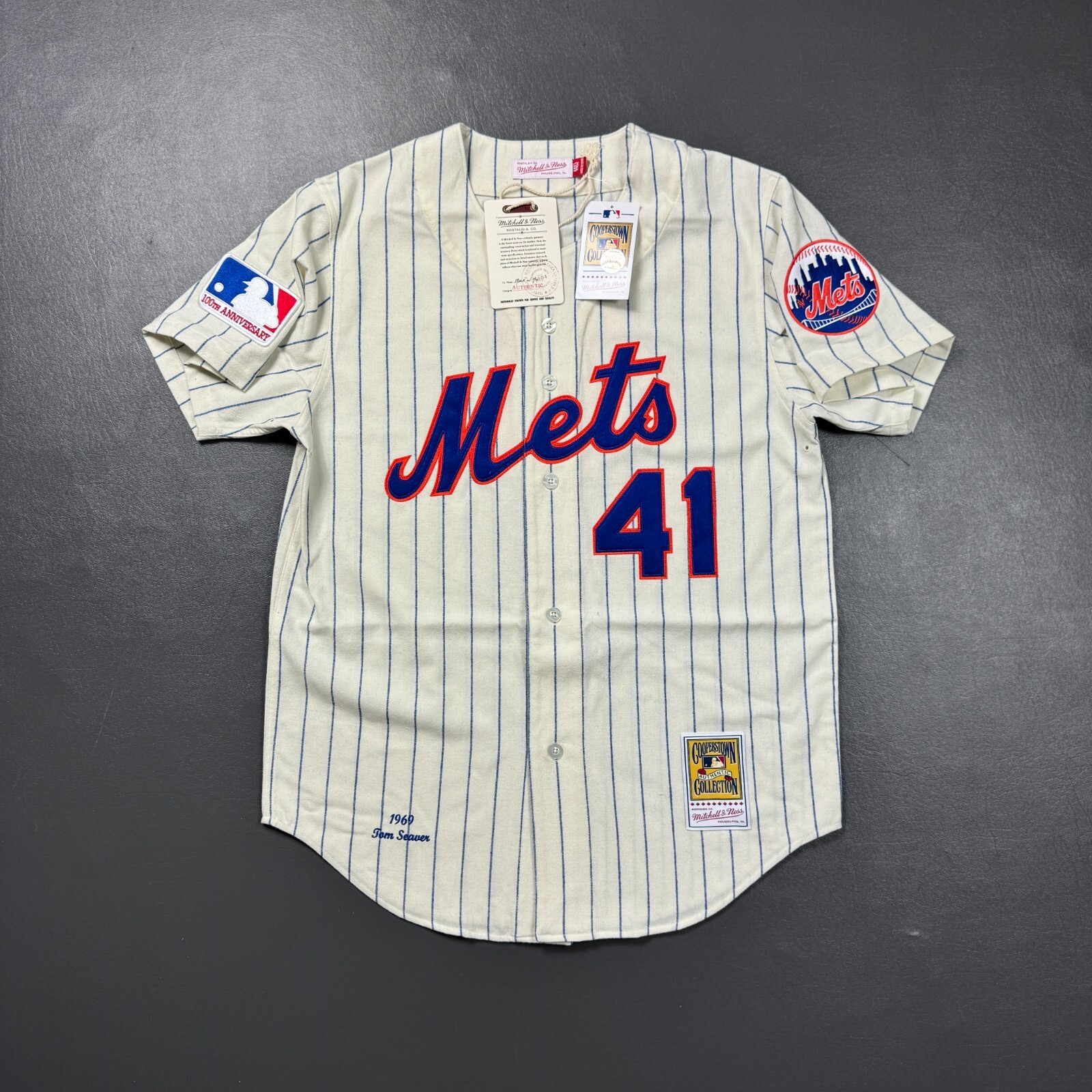 100% Authentic Tom Seaver Mitchell & Ness 1969 NY Mets
